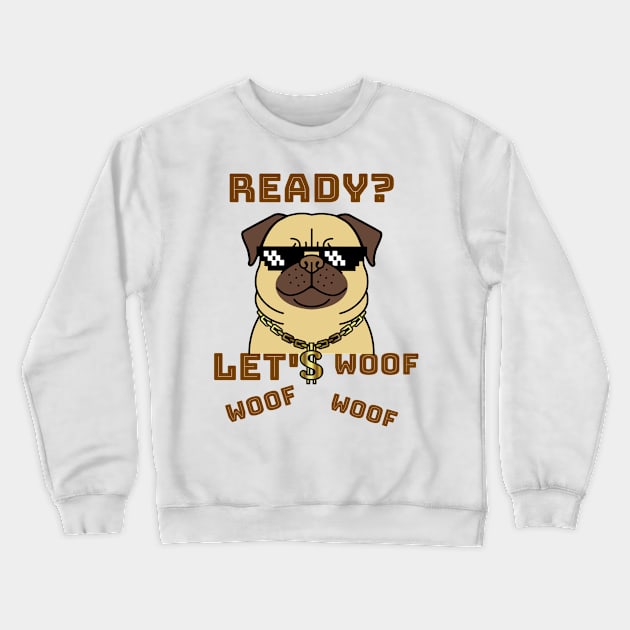 Dog lover?Dog walker?Enjoy this lovely dog design. Crewneck Sweatshirt by MoodsFree